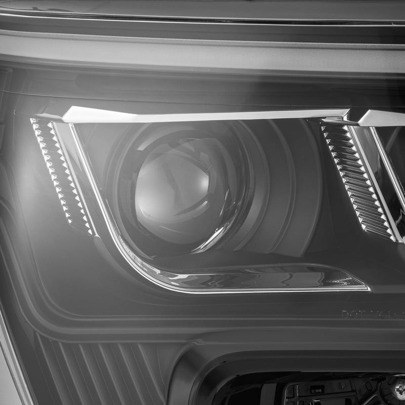 22-25 Toyota Tundra/Sequoia LUXX-Series LED Projector Headlights Black | AlphaRex