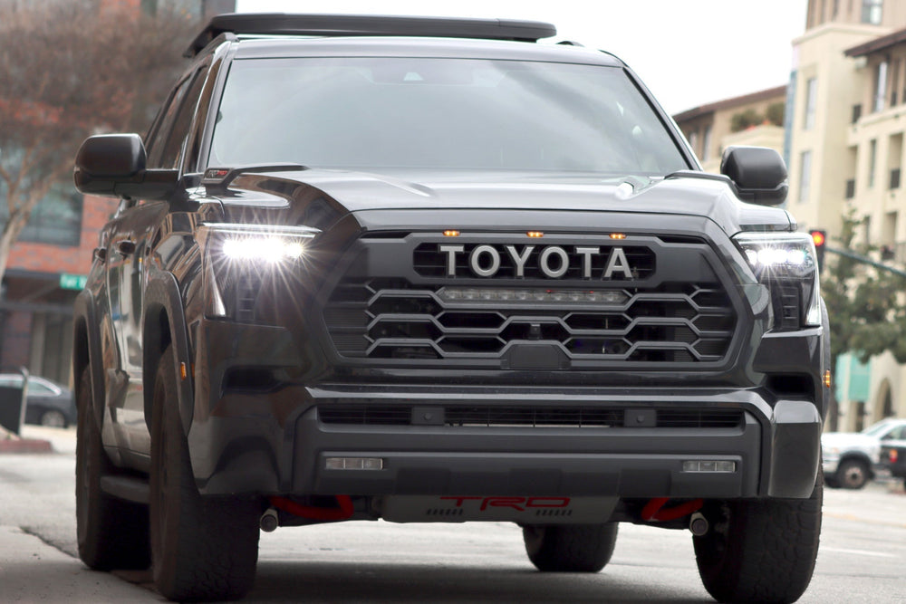 22-25 Toyota Tundra/Sequoia NOVA-Series LED Projector Headlights Black | AlphaRex