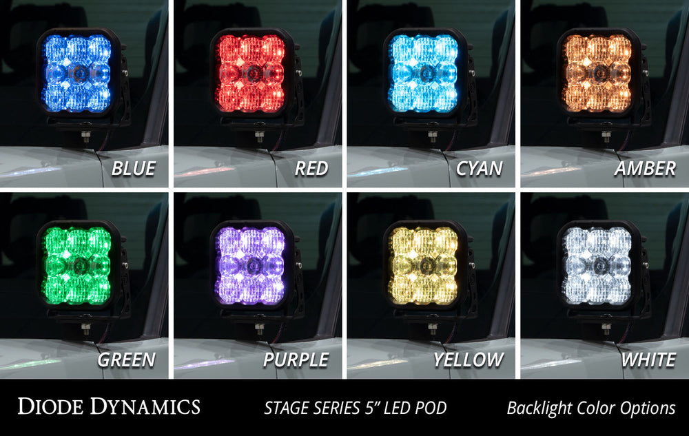Stage Series Backlit Ditch Light Kit for 2022-2026 Toyota Tundra