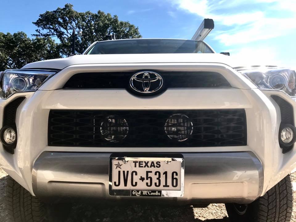 2014-2018 5th Gen Toyota 4Runner Universal LED Hidden Bumper Bracket - Stainless Steel - Rago Fabrication
