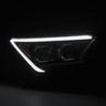 24-25 Toyota Tacoma / 25-up 4Runner LUXX-Series LED Projector Headlights Black | AlphaRex