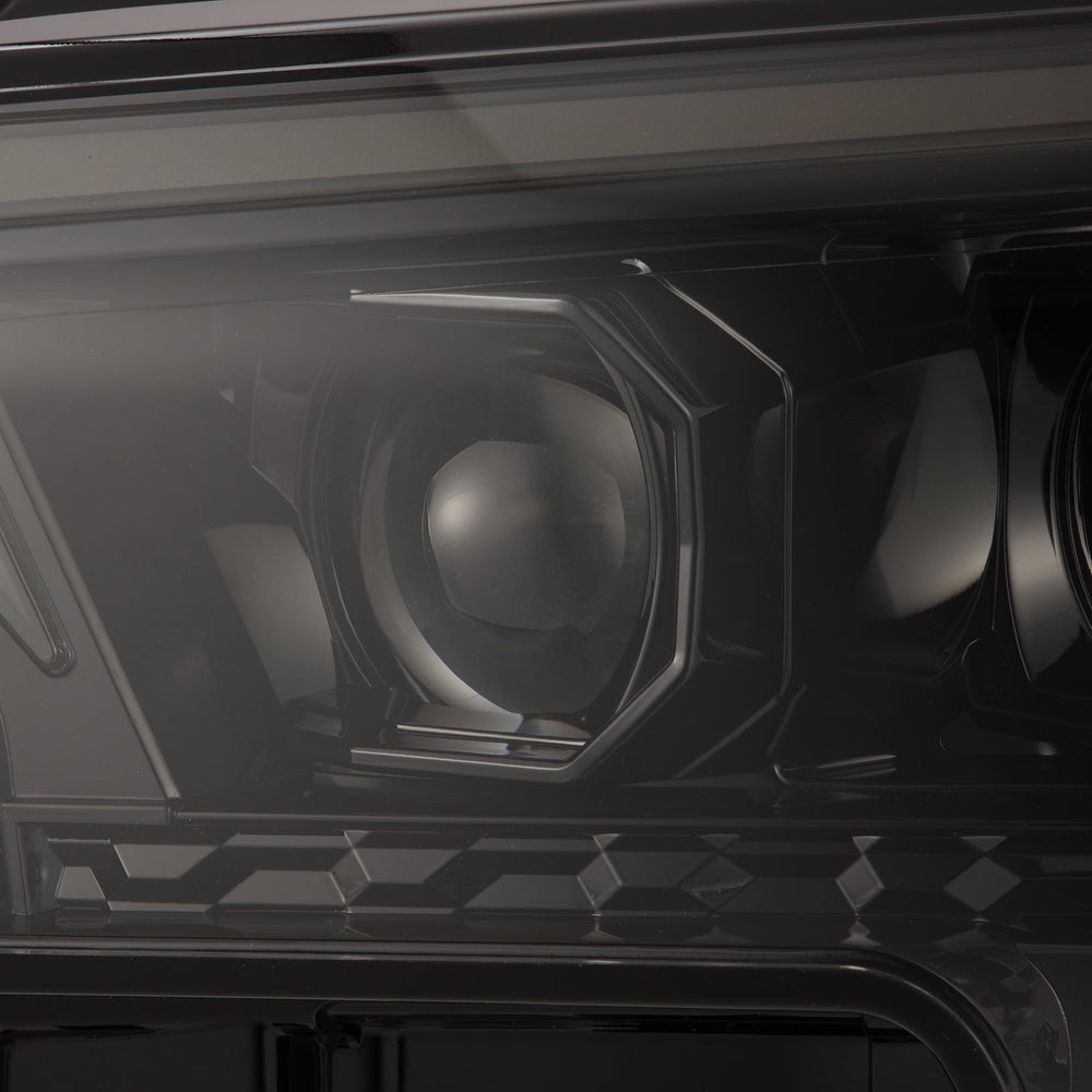 24-25 Toyota Tacoma / 25-up 4Runner OG-Style LUXX-Series LED Projector Headlights Alpha-Black | AlphaRex