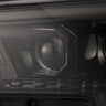 24-25 Toyota Tacoma / 25-up 4Runner OG-Style LUXX-Series LED Projector Headlights Alpha-Black | AlphaRex