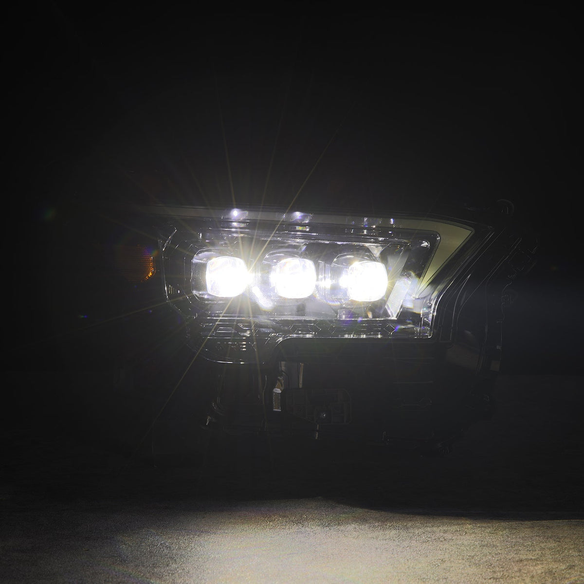 24-25 Toyota Tacoma / 25-up 4Runner OG-Style NOVA-Series LED Projector Headlights Alpha-Black | AlphaRex