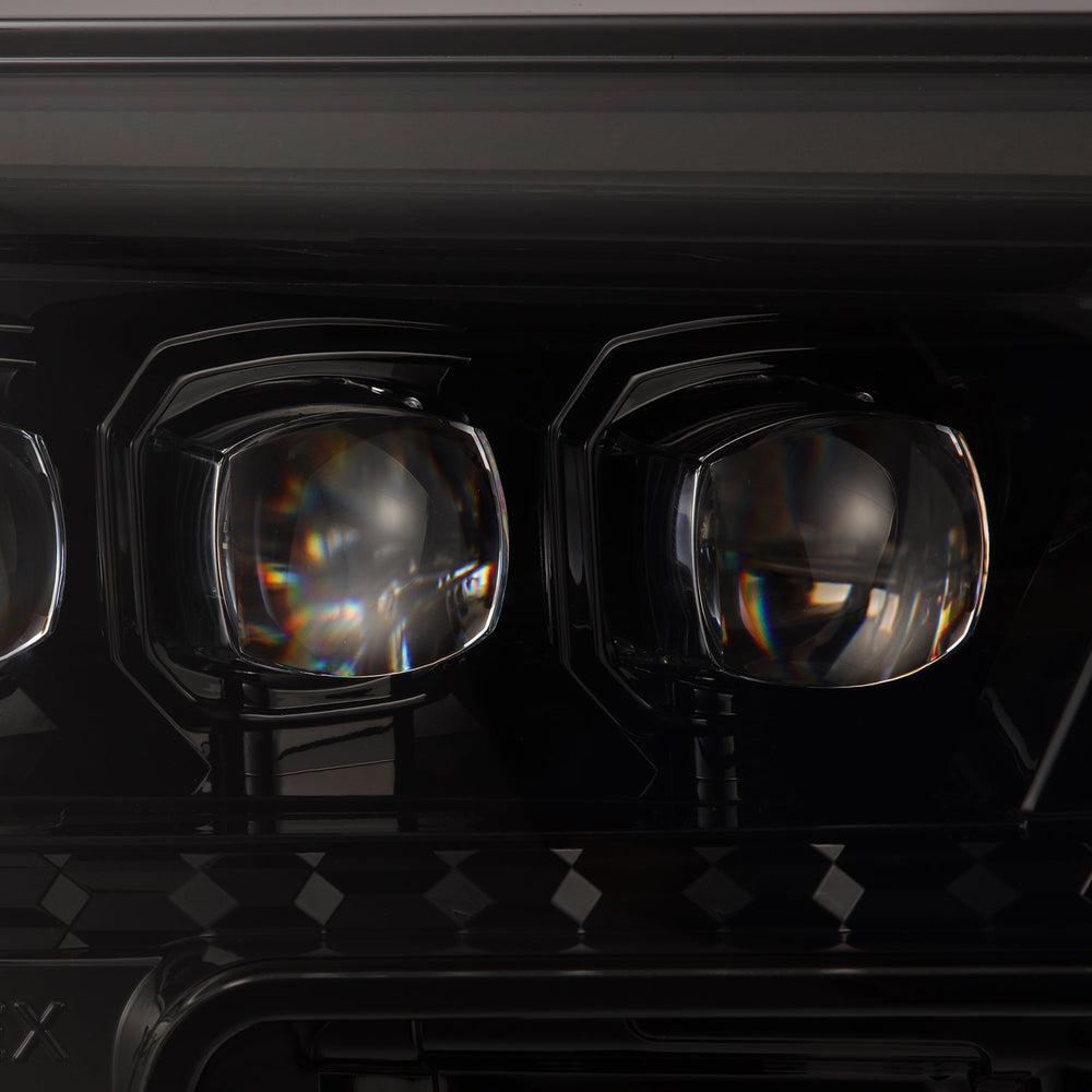 24-25 Toyota Tacoma / 25-up 4Runner OG-Style NOVA-Series LED Projector Headlights Alpha-Black | AlphaRex