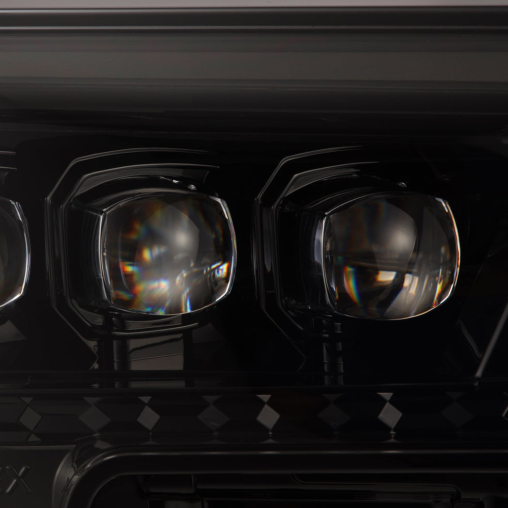 24-25 Toyota Tacoma / 25-up 4Runner OG-Style NOVA-Series LED Projector Headlights Alpha-Black | AlphaRex