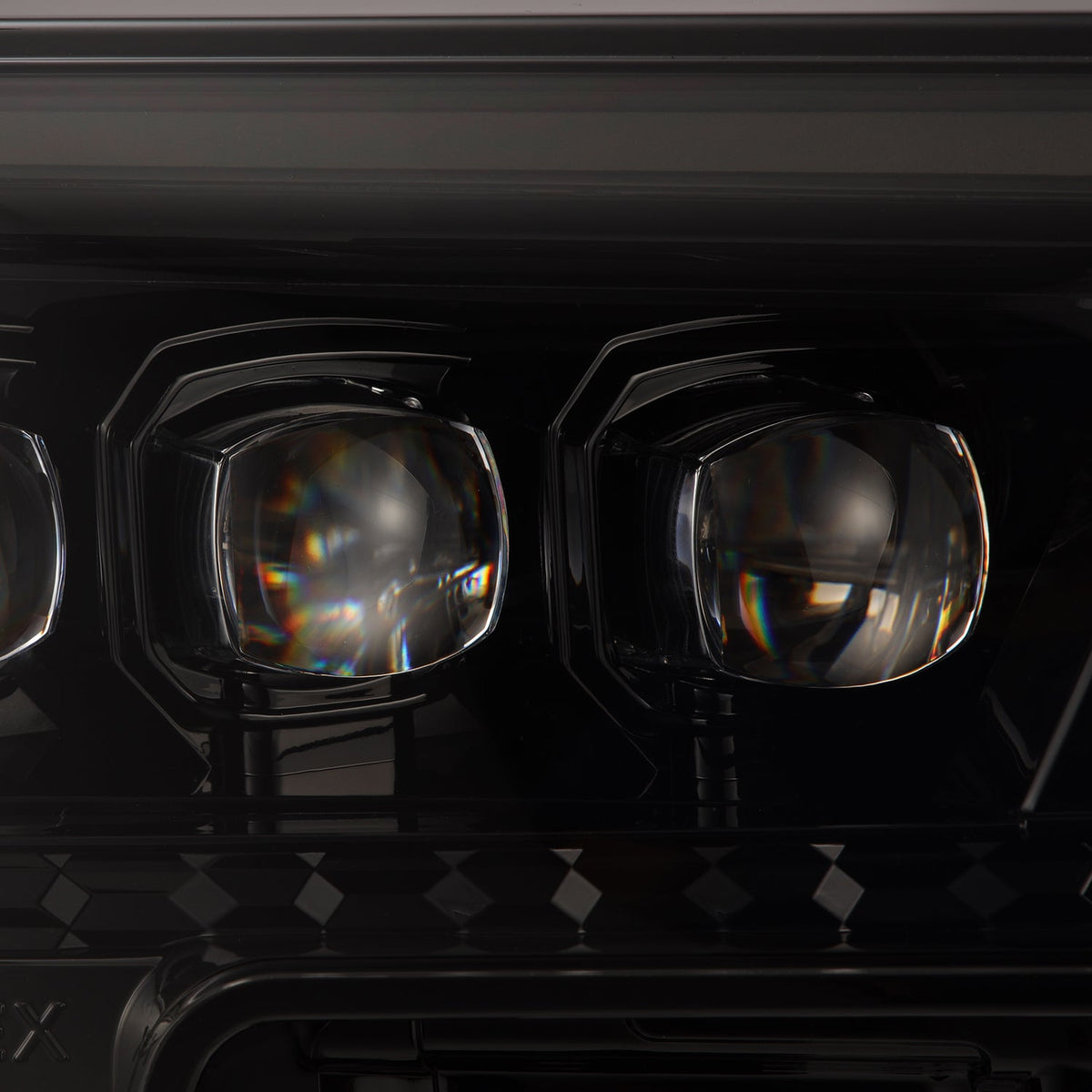 24-25 Toyota Tacoma / 25-up 4Runner OG-Style NOVA-Series LED Projector Headlights Alpha-Black | AlphaRex