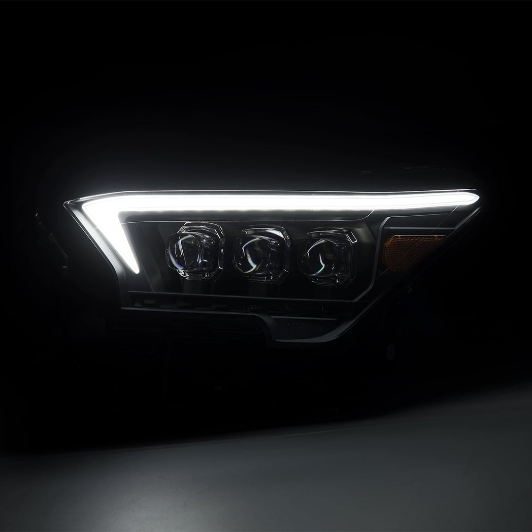 24-25 Toyota Tacoma /25-up 4Runner OG-Style NOVA-Series LED Projector Headlights Black | AlphaRex