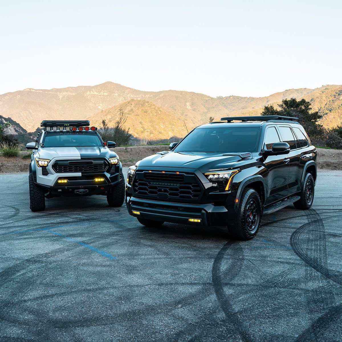 24-25 Toyota Tacoma / 22-25 Tundra/Sequoia / 25 4Runner DoubleTap Dual Color LED Projector Fog Lights | AlphaRex