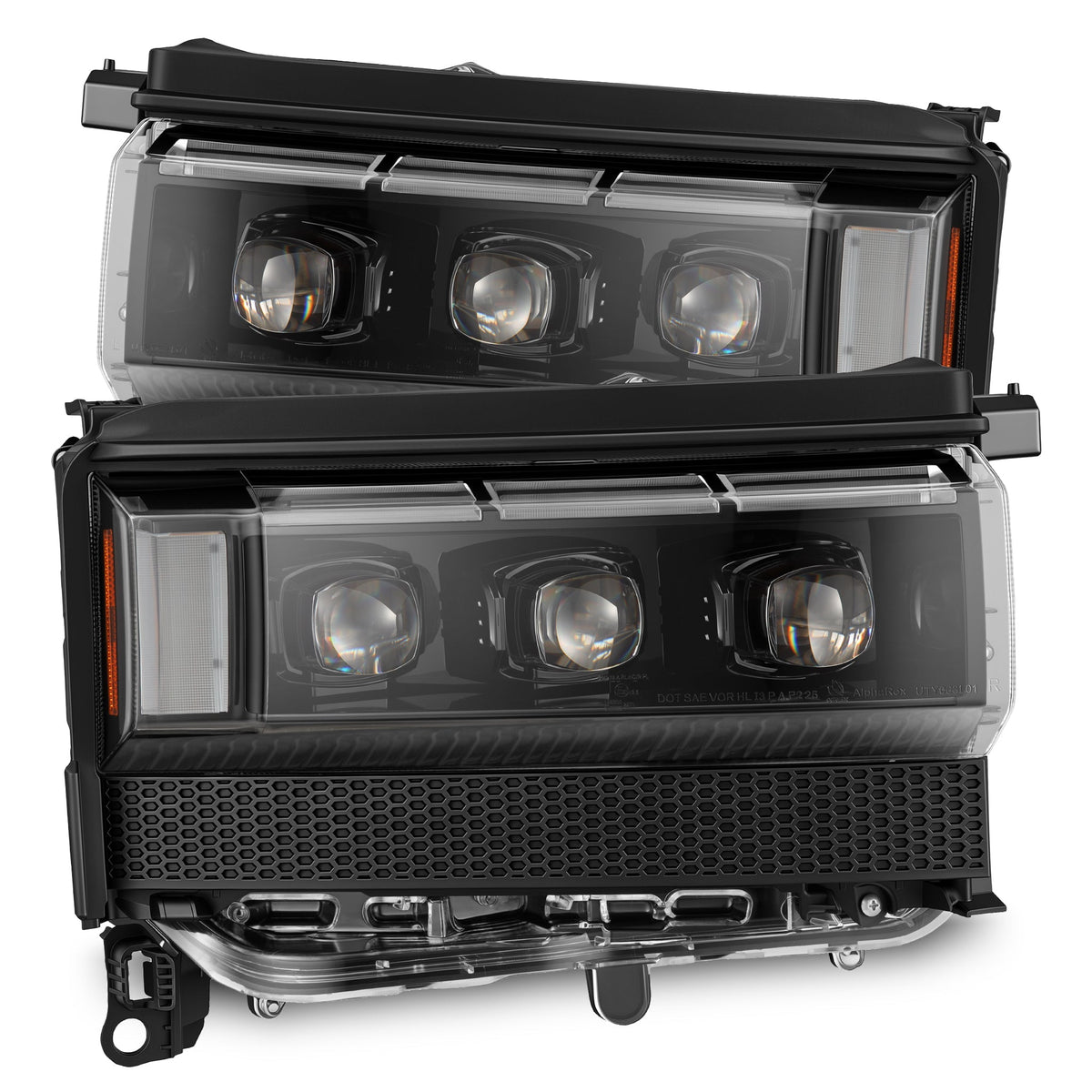 24-26 Toyota Land Cruiser NOVA-Series LED Projector Headlights Alpha-Black | AlphaRex