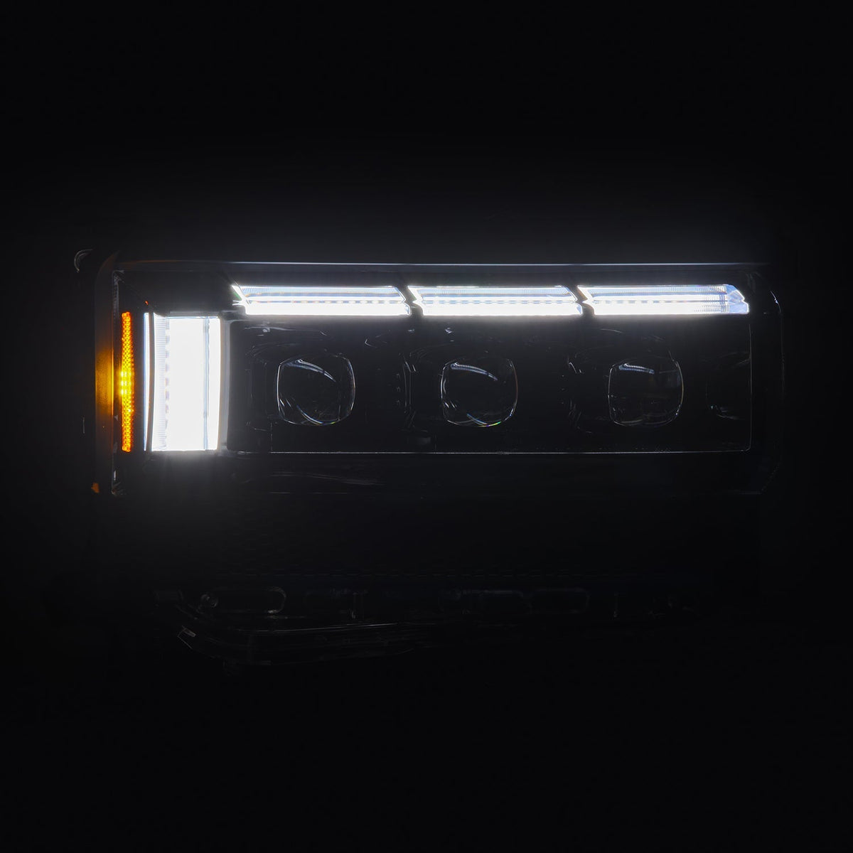 24-26 Toyota Land Cruiser NOVA-Series LED Projector Headlights Alpha-Black | AlphaRex