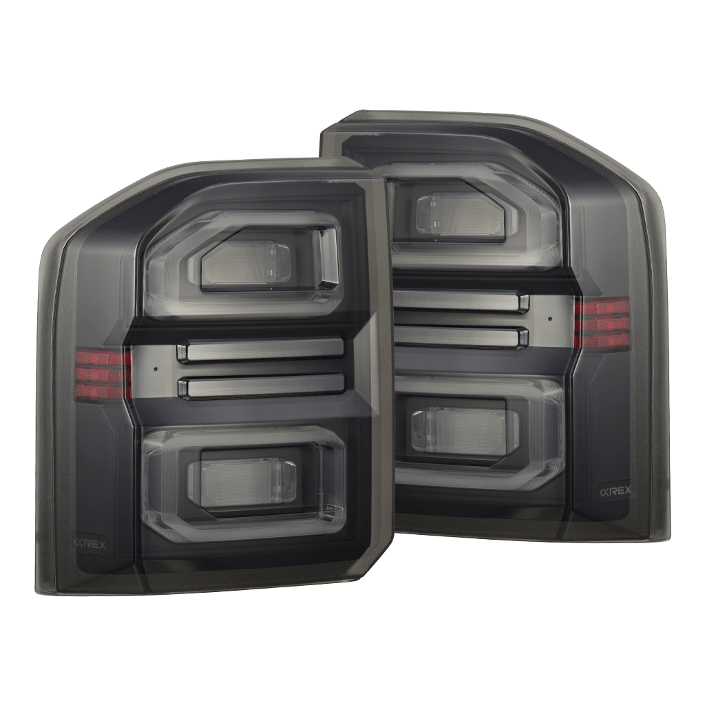24-26 Toyota Land Cruiser NOVA-Series Prismatic LED Tail Lights Black Smoke | AlphaRex