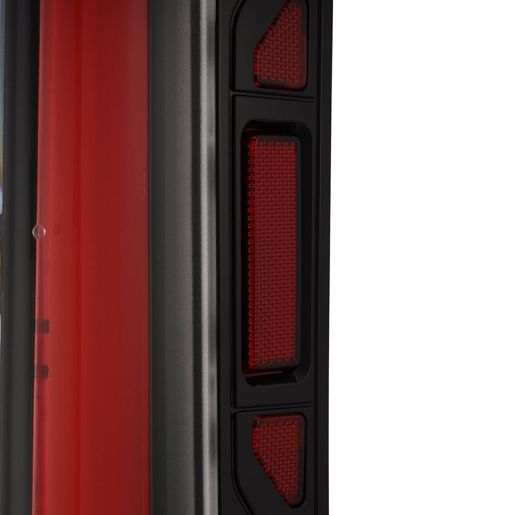 24-25 Toyota Tacoma NOVA-Series Prismatic LED Tail Lights Black-Red | AlphaRex