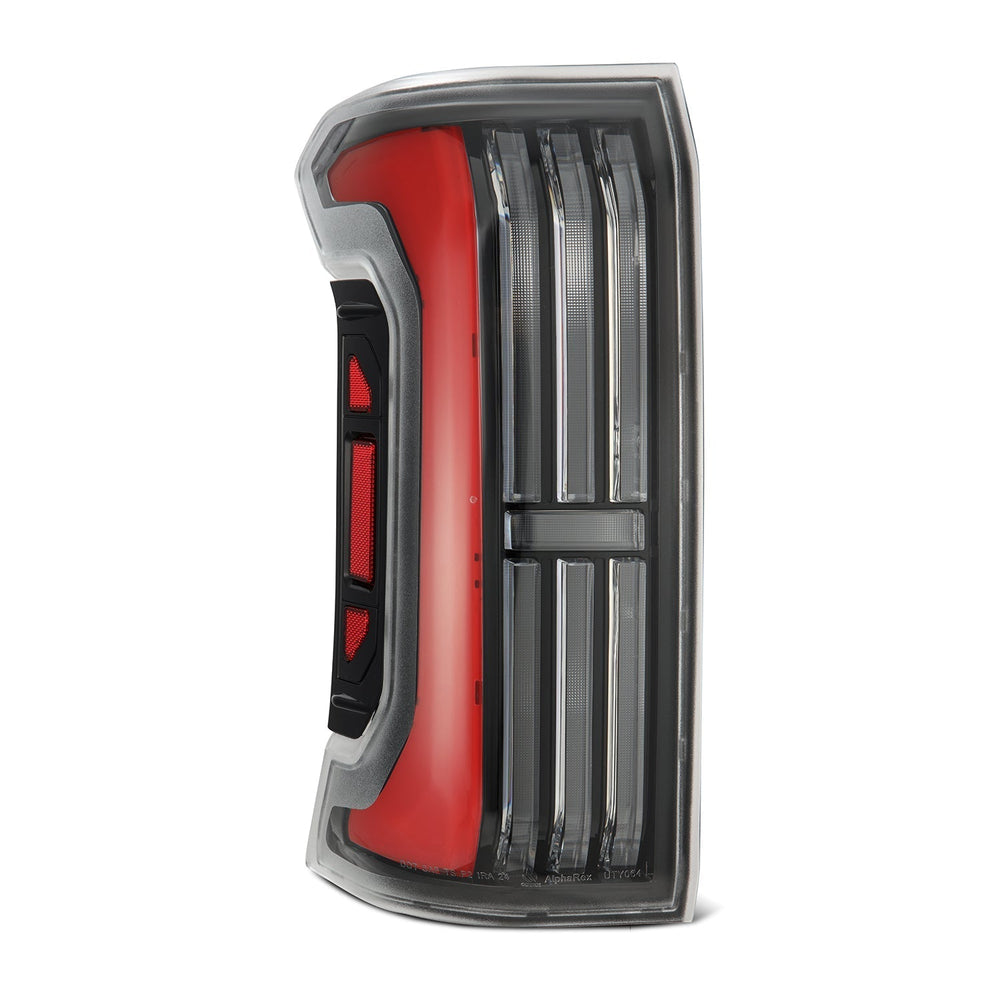 24-25 Toyota Tacoma NOVA-Series Prismatic LED Tail Lights Black-Red | AlphaRex