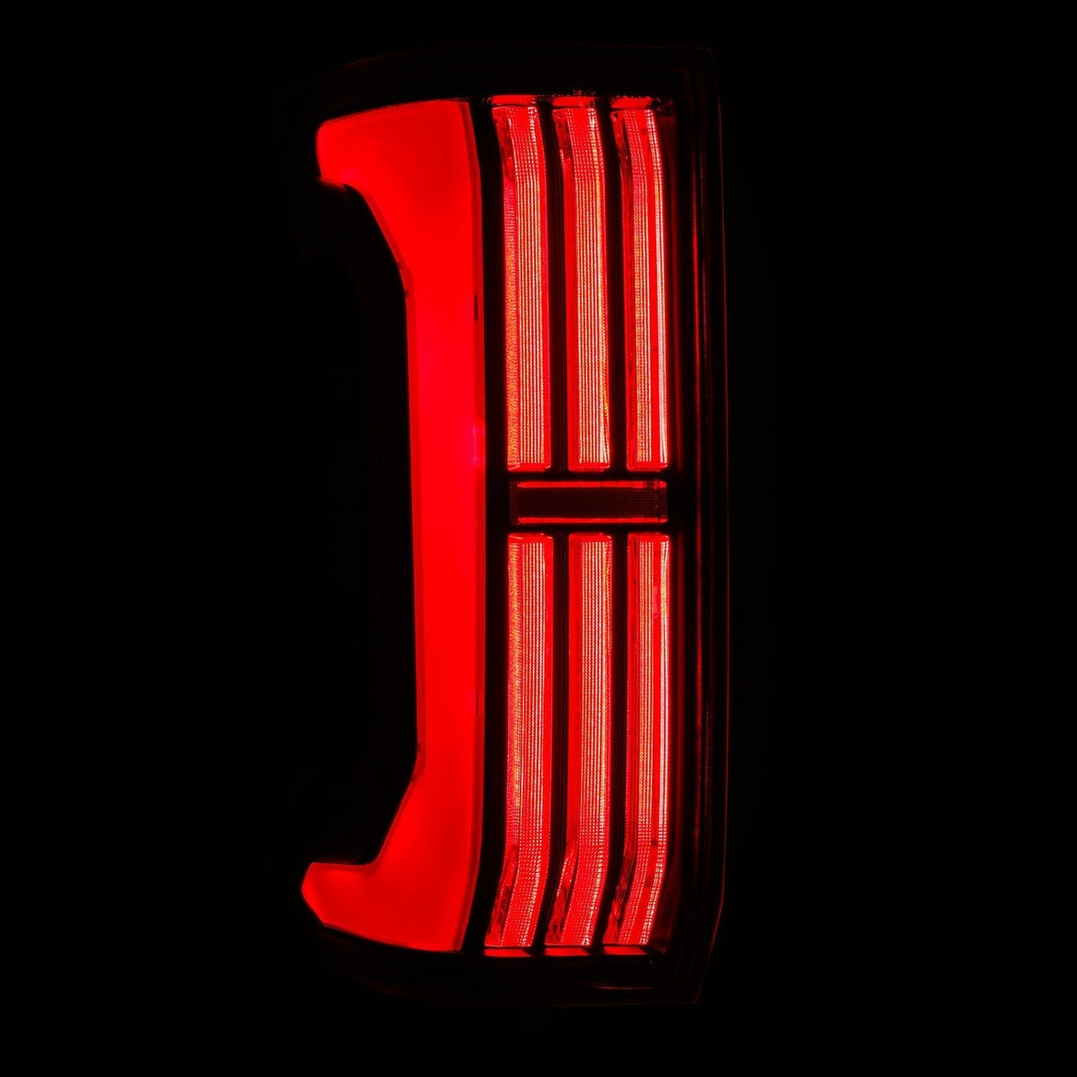 24-25 Toyota Tacoma NOVA-Series Prismatic LED Tail Lights Black-Red | AlphaRex