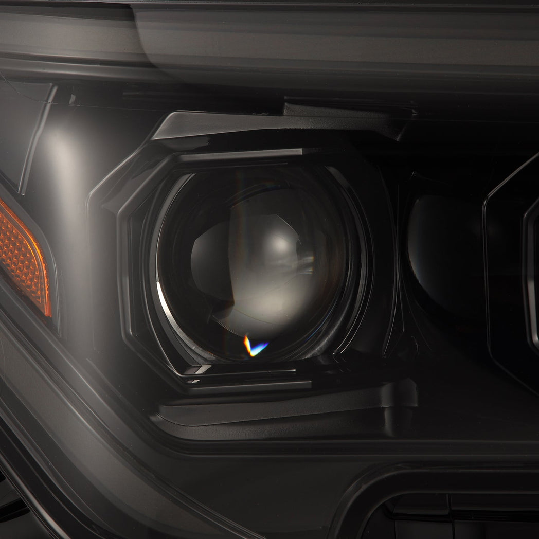 24-25 Toyota Tacoma / 25-up 4Runner LUXX-Series LED Projector Headlights Alpha-Black | AlphaRex