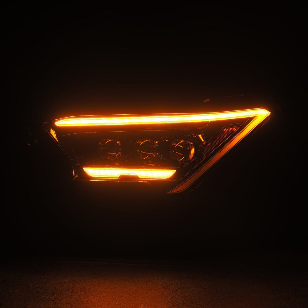 24-25 Toyota Tacoma / 25-up 4Runner NOVA-Series LED Projector Headlights Alpha-Black | AlphaRex