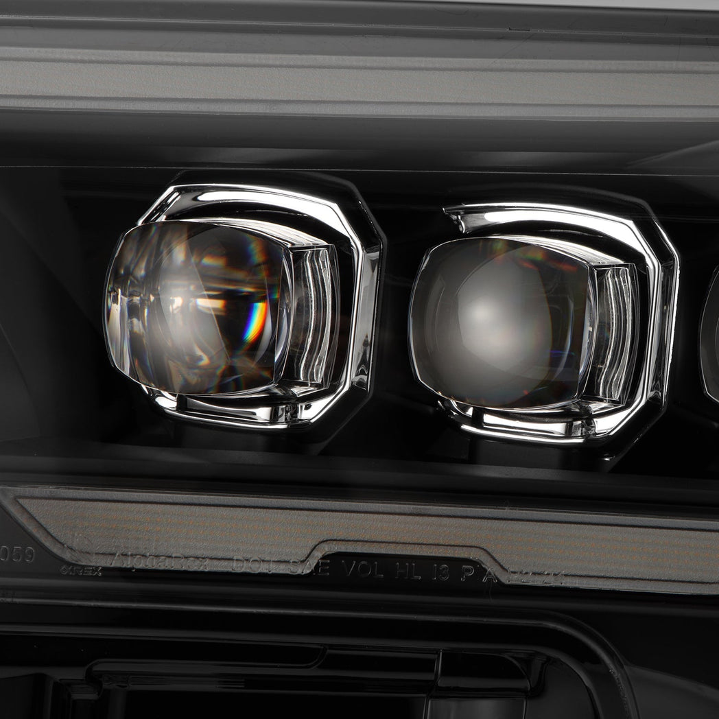 24-25 Toyota Tacoma / 25-up 4Runner NOVA-Series LED Projector Headlights Black | AlphaRex
