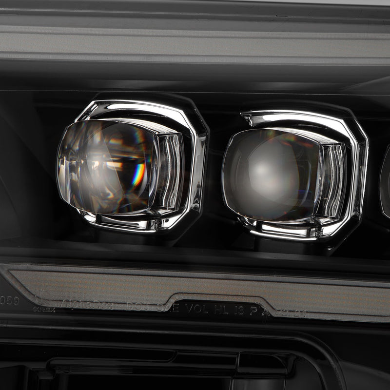 24-25 Toyota Tacoma / 25-up 4Runner NOVA-Series LED Projector Headlights Black | AlphaRex