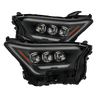 24-25 Toyota Tacoma / 25-up 4Runner NOVA-Series LED Projector Headlights Black | AlphaRex