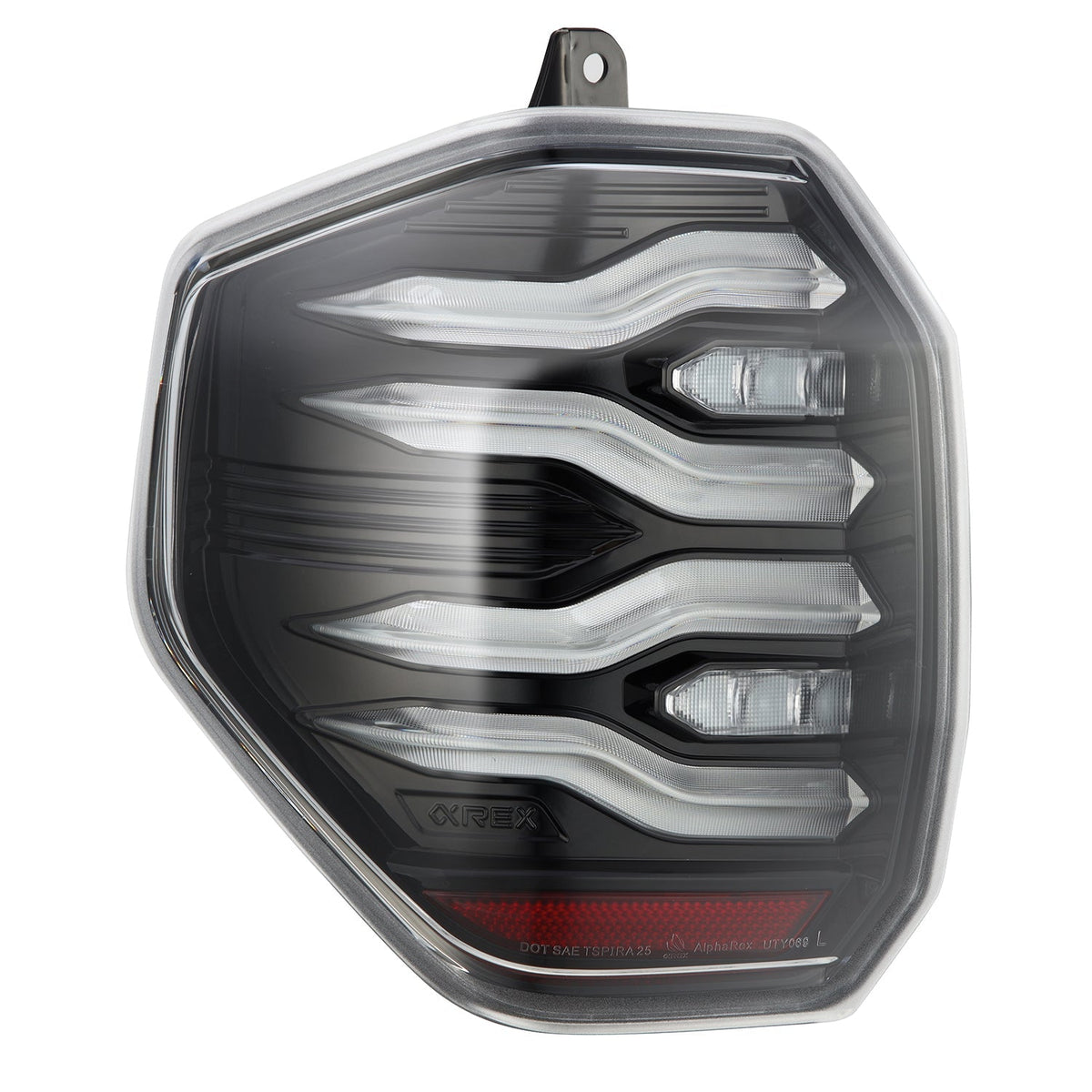 25-26 Toyota 4Runner LUXX-Series LED Tail Lights Black Clear | AlphaRex