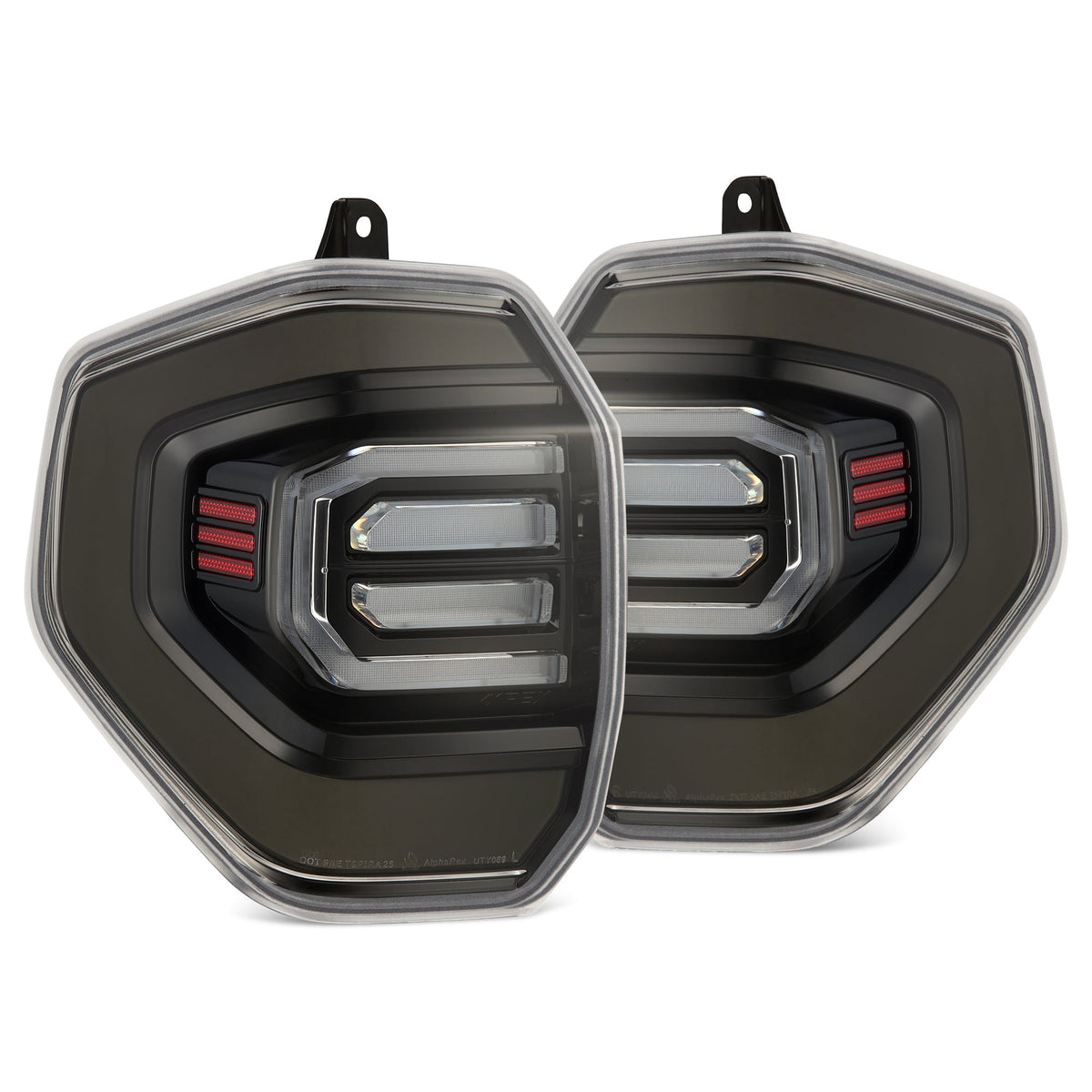 25-26 Toyota 4Runner NOVA-Series Prismatic LED Tail Lights Black Clear | AlphaRex