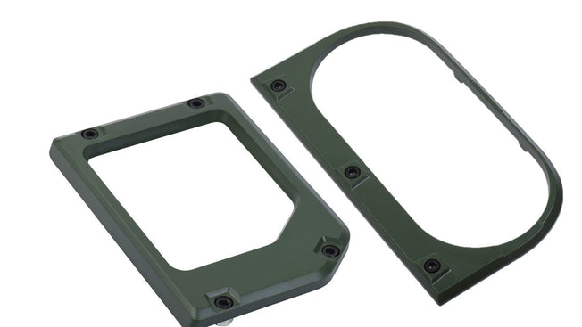 Cup Holder/Shifter Trim Rings (2014-2021 Tundra) - ARMY GREEN