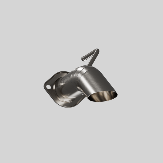 2024-Current Toyota Tacoma Titanium Axle Dump Exhaust Tip