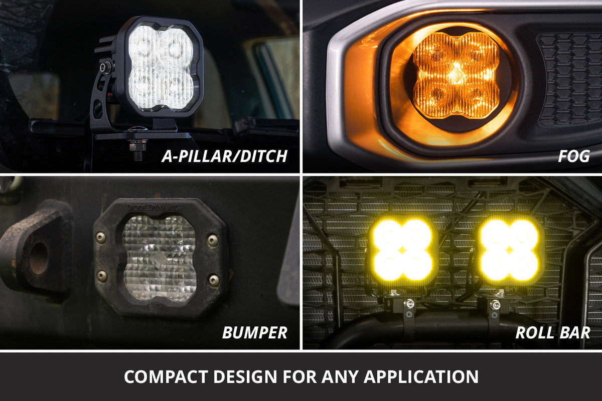 SS3 White Pro LED Pod (pair)