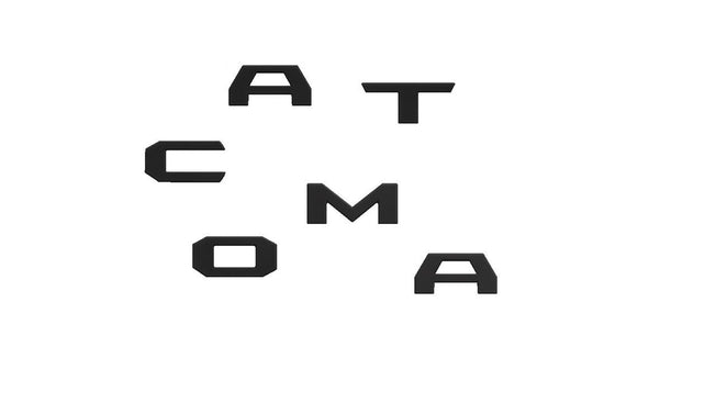 Glovebox Inlay (2016-2023 Tacoma) - BLACK