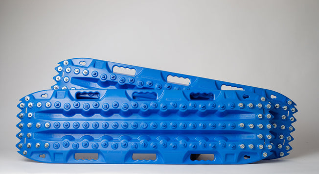 ActionTrax Metal Teeth Recovery Boards Blue (Pair) - Extreme Traction Mats