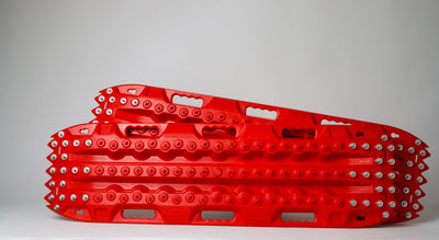ActionTrax Metal Teeth Recovery Boards Red (Pair) - Extreme Traction Mats
