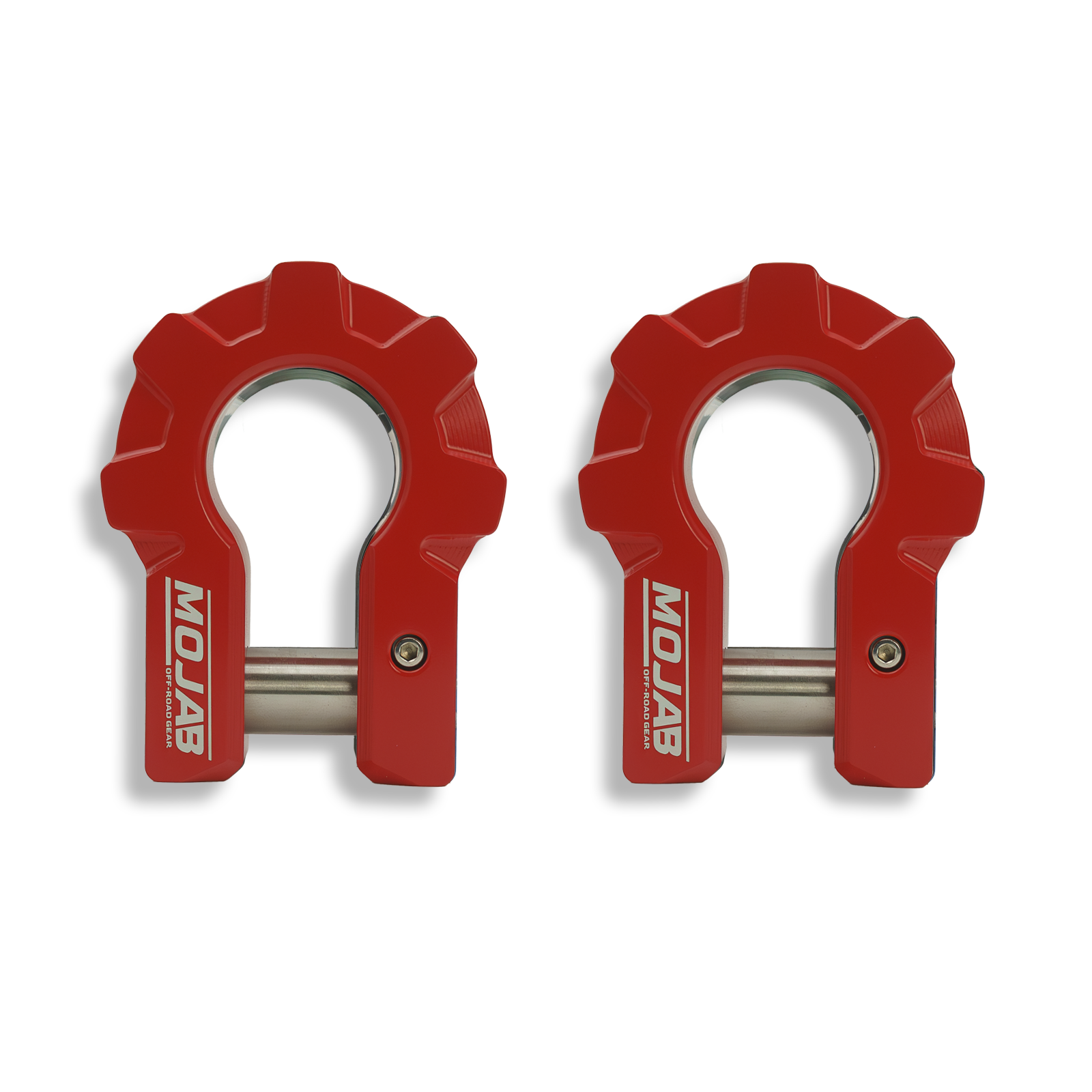 3/4'' Extreme duty Aluminum D-Shackle set (9T) (LIFETIME WARRANTY*)