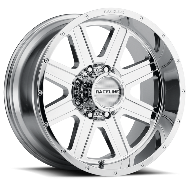 940C Hostage 16x8in / 6x139.7 BP / 0mm Offset / 106.1mm Bore - Chrome Wheel