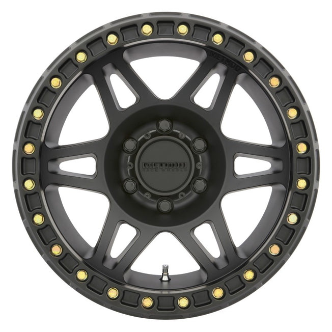 106 Beadlock 17x9 -44mm Offset 6x5.5 108mm CB Matte Black w/BH-H24125 Wheel