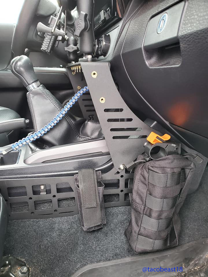 2016-2021 3rd Gen Toyota Tacoma Center Console Modular Storage Panel
