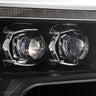 16-23 Toyota Tacoma MK II NOVA-Series LED Projector Headlights Black | AlphaRex