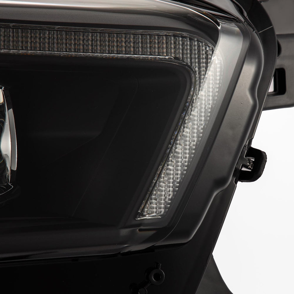 16-23 Toyota Tacoma MK II PRO-Series Halogen Projector Headlights Black | AlphaRex
