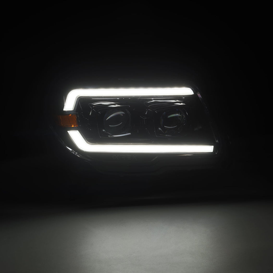 03-09 Toyota 4Runner LUXX-Series LED Projector Headlights Alpha-Black | AlphaRex