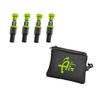4 Piece Adjustable Tire Deflator Kit & Storage Bag | PSI 10-30 Lbs.