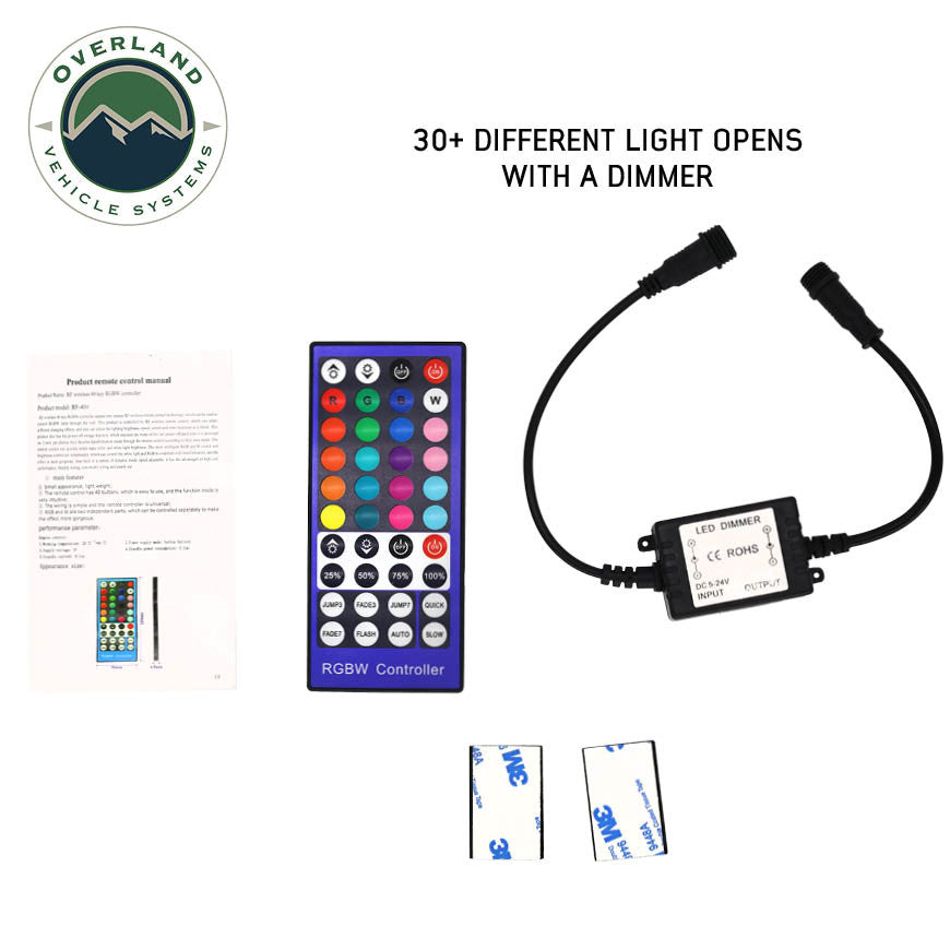 4 Pcs Universal LED Light Kit Remote