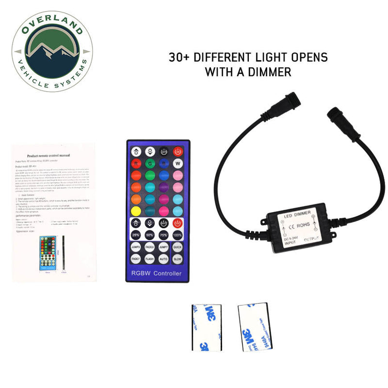 4 Pcs Universal LED Light Kit Remote