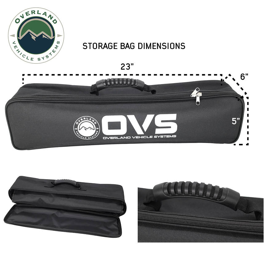 4 Pcs Universal LED Light Kit Storage Bag Dimensions