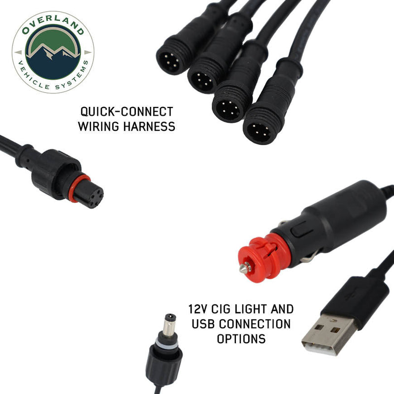 4 Pcs Universal LED Light Kit Wiring Ends