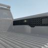 Passenger side Tacoma Bed Side MOLLE Panels with bed light cutout