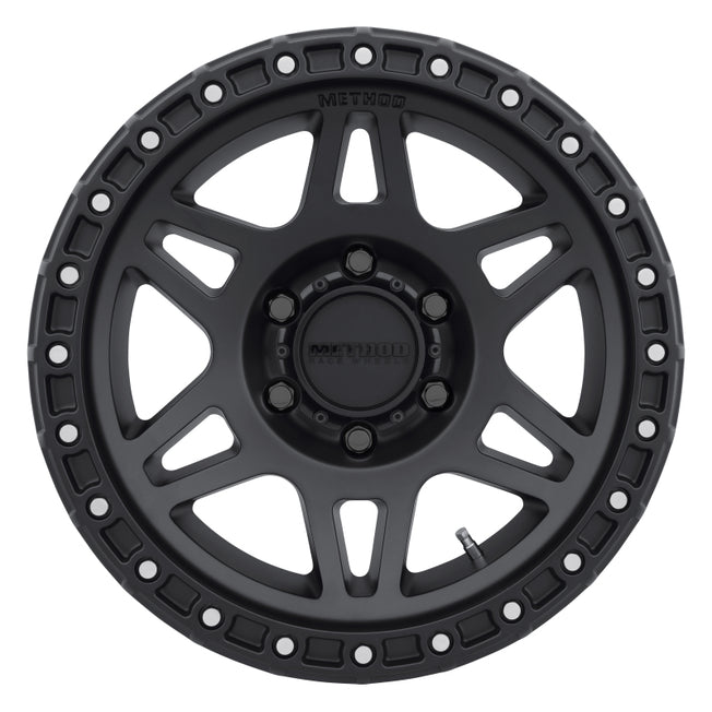 312 17x8.5 0mm Offset 6x5.5 106.25mm CB Matte Black Wheel