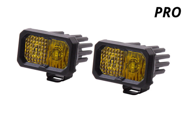 Stage Series 2 In LED Pod Pro - Yellow Fog Standard ABL (Pair)