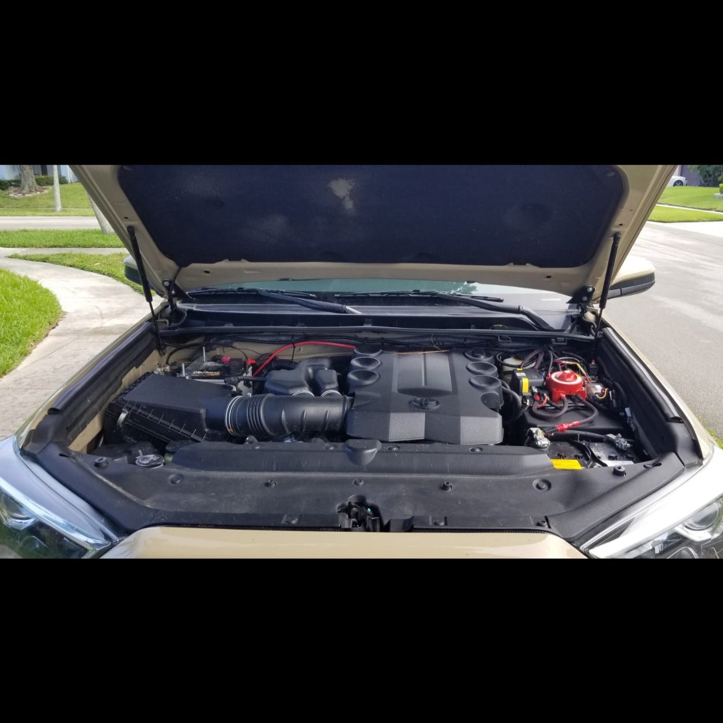 C4 Fabrication's 4Runner Engine Bay Accessory Tray (Driver's side)