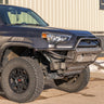 Angled passenger view of the C4 Rock Runner winch bumper for the Toyota 4Runner.
