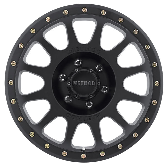 305 NV 17x8.5 0mm Offset 6x5.5 108mm CB Matte Black Wheel